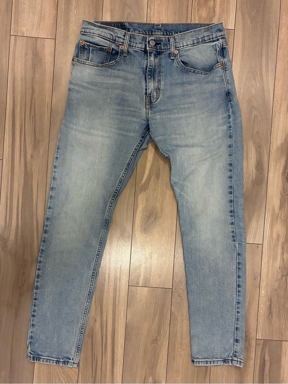 Levi's Slim Straight Light Wash Blue Jeans